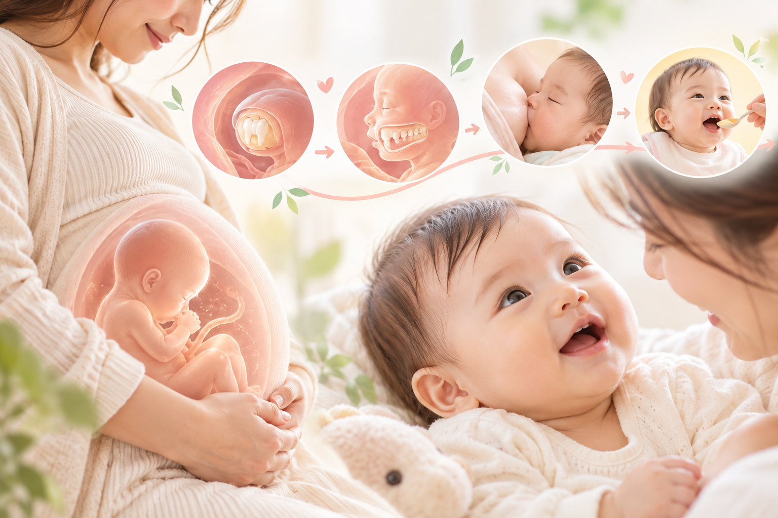 赤ちゃんのお口は実は妊娠中から始まっていた！？